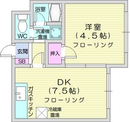 メゾンロベ36の物件間取画像